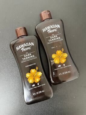 Bundle of 2 Hawaiian Tropic Protective Tanning Oil Spray Sunscreen SPF 15, 8oz